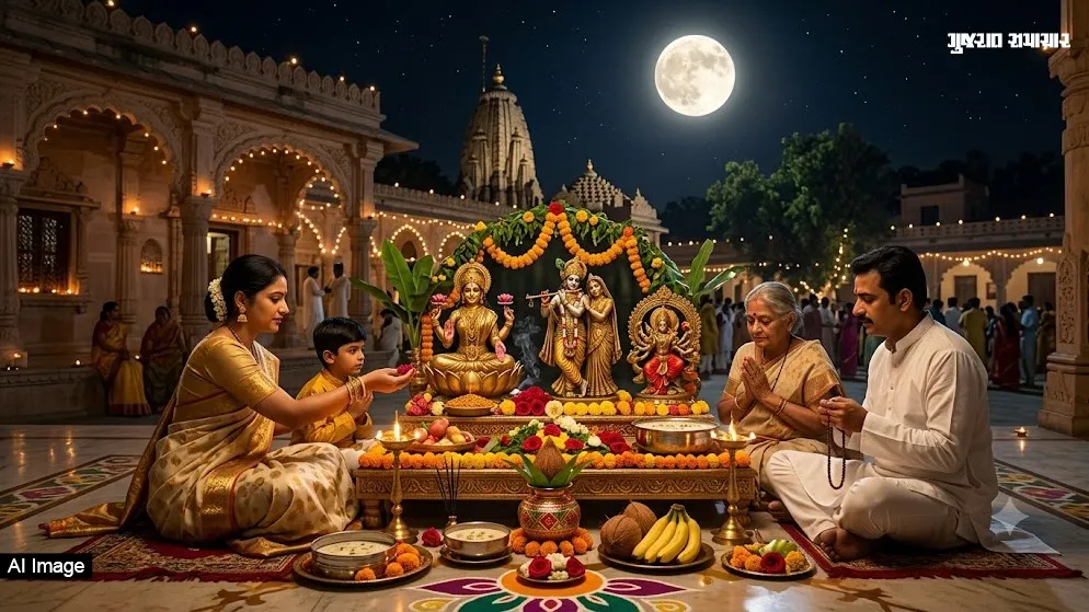 શરદ પૂર્ણિમાની પવિત્ર રાત્રે ચંદ્ર સોળે કળાએ ખીલીને અમૃત સમાન કિરણો વરસાવશે. આ દિવસે માતા લક્ષ્મીની પૂજા, ચંદ્ર દર્શન અને ચાંદનીમાં રાખેલી ખીર ગ્રહણ કરવાના ખાસ નિયમો જાણી સુખ-સમૃદ્ધિ પ્રાપ્ત કરી શકાય છે.