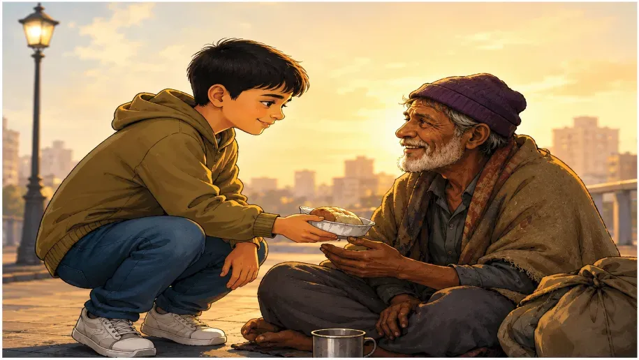 દિલની અમીરી સંપત્તિ કે પૈસાથી નહીં, પરંતુ પ્રેમ, લાગણી અને માનવતાથી માપવામાં આવે છે, જ્યારે વ્યક્તિ મુશ્કેલીમાં પણ બીજાની મદદ કરે અને સંબંધોને સાચવે ત્યારે તેની સાચી અમીરી સામે આવે છે.