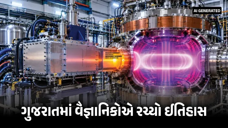 ગુજરાતમાં ભારતના વિજ્ઞાન ક્ષેત્રે મોટો વૈજ્ઞાનિક ચમત્કાર સર્જાયો છે. ઈન્સ્ટિટ્યૂટ ફોર પ્લાઝ્મા રિસર્ચ (IPR) દ્વારા વિકસાવવામાં આવેલો ભારતનો ‘આર્ટિફિશિયલ સૂર્ય’ (SST-1 ટોકામાક) સફળતાપૂર્વક ટ્રાયલમાં પાસ થયો છે, જે અસલી સૂર્યના કેન્દ્ર કરતાં 20 ગણું વધુ તાપમાન ઉત્પન્ન કરવામાં સફળ રહ્યો છે.