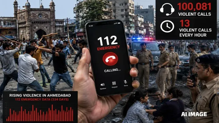 112 કોલિંગના આંકડાથી 'સેફ સિટી' અમદાવાદની પોલ ખુલી, 1 લાખથી વધુ ઝઘડા, દર કલાકે હિંસાના 13 કૉલ